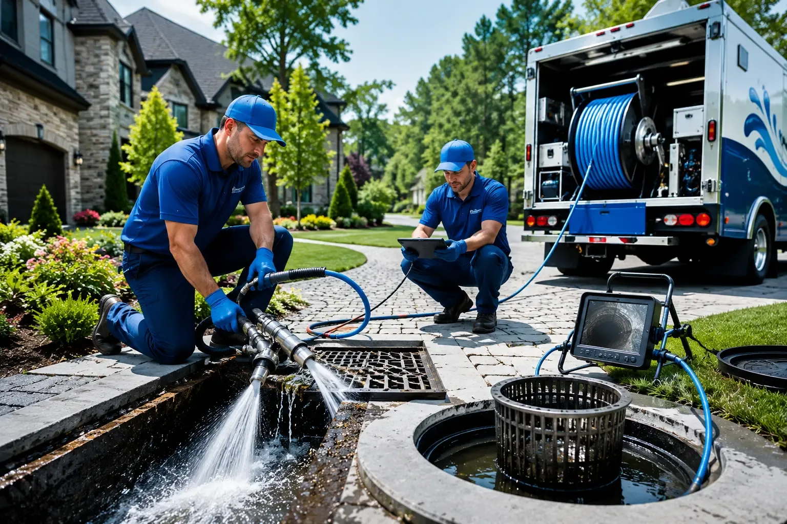 Local outdoor drain cleaning professionals in Ivoryton, CT